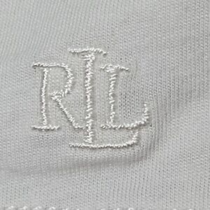 Lauren Ralph Lauren Pocket Basic T-Shirt‎ sz M Beige Soft